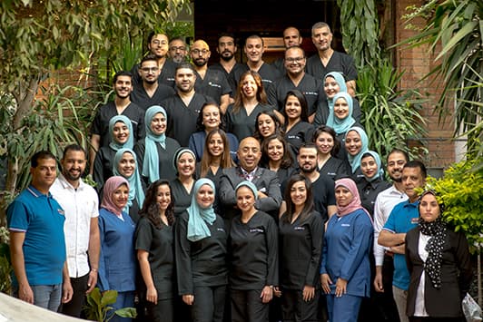 Maadi Dental Center team at the clinic